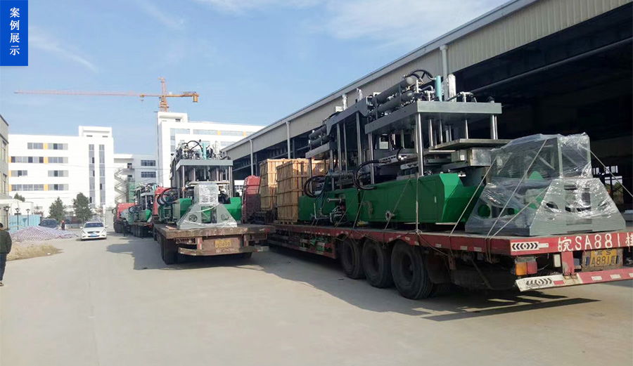 上海界龍實業集團有限公司成型機卸機到位